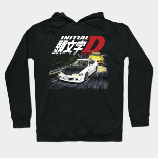 Smiley Sakai's Honda Integra dc2 initial d drifting school vs fd3s Hoodie